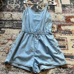 Chambray romper